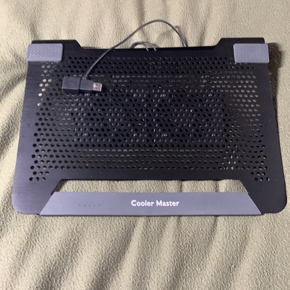 Cooler Master Other - Cooler Master laptop cooling stand with dual fans.  Black and gray.